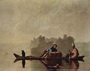 Fur Traders Descending the Missouri, by American painter George Caleb Bingham