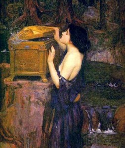John William Waterhouse: Pandora, 1896.