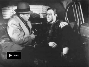 Marlon Brando, right and Rod Steiger in “On the Waterfront.