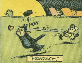Krazy Kat by cartoonist George Herriman (1880–1944).