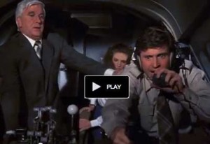Mayday scene from the movie Airplane.