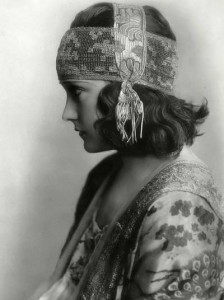A young Gloria Swanson.